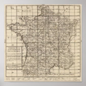 Index van Frankrijk Poster (Voorkant)