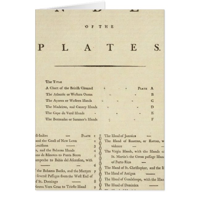 Index West-Indiase atlas (Voorkant)