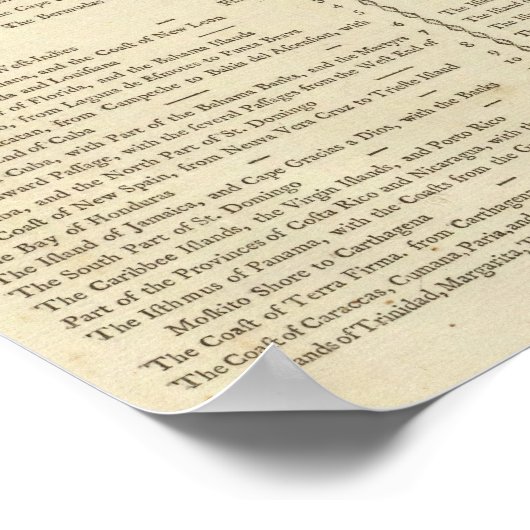 Index West-Indiase atlas Poster (Hoek)