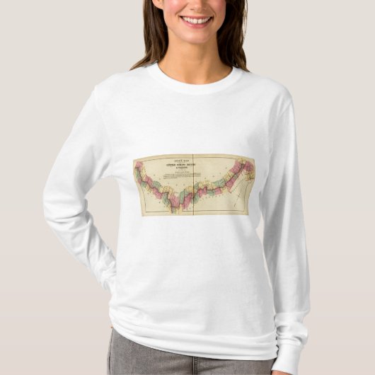 Indexkaart naar Atlas van de rivier de Ohio T-shirt (Voorkant)
