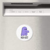 Indi-gost Funny Halloween Indigo Ghost Pun Magneet (Insitu (Vaatwasser))