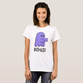Indi-gost Funny Halloween Indigo Ghost Pun T-shirt (Voorkant volledig)
