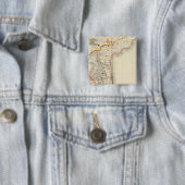 India 103 vierkante button 5,1 cm (In situ)