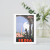 India — 1927 briefkaart (Staand voorkant)