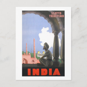 India — 1927 briefkaart
