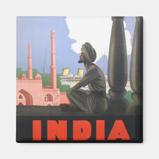 India — 1927 magneet (Voorkant)