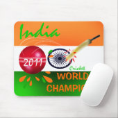 India 2011 ICC Cricket World Cup Champs Mousepad Muismat (Met muis)