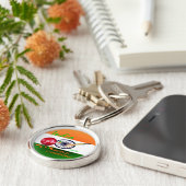 India 2011 ICC Cricket World Cup Champs Sleutelhan Sleutelhanger (Zijkant)