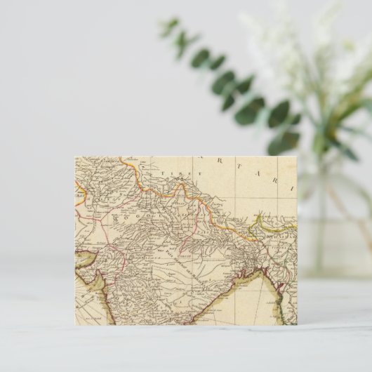 India 2 briefkaart (Staand voorkant)