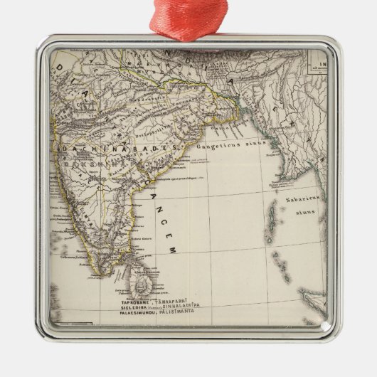 India 3 metalen ornament (Voorkant)