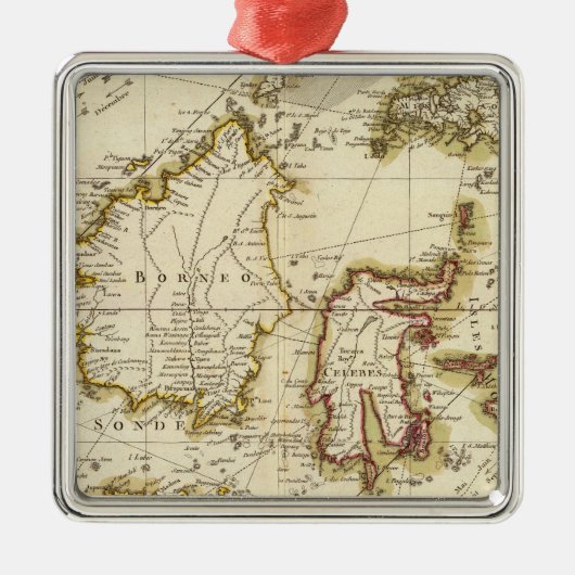 India 3 metalen ornament (Voorkant)
