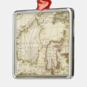 India 3 metalen ornament (Links)