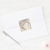 India 3 vierkante sticker (Envelop)