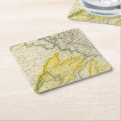 India 4 kartonnen onderzetters (Schuin)