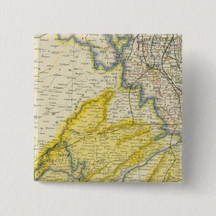 India 4 vierkante button 5,1 cm