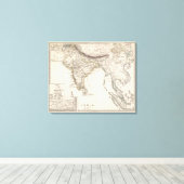 India 5 canvas afdruk (Insitu (Houten vloer))