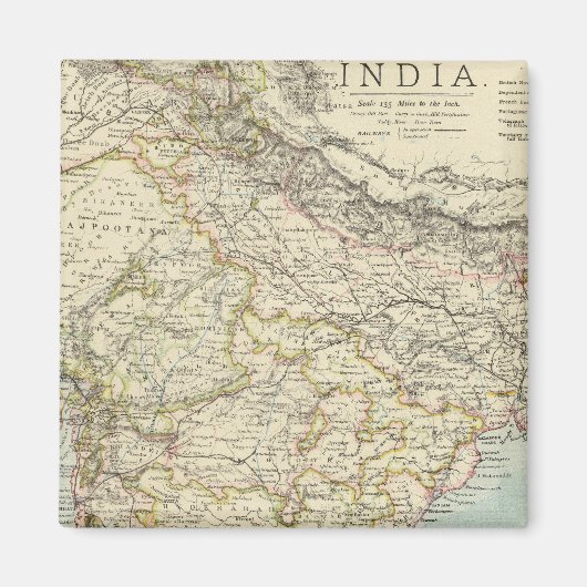 India 5 magneet (Voorkant)
