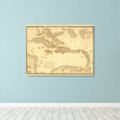 India 6 canvas afdruk (Insitu (Houten vloer))