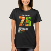 India 75e dag van de onafhankelijkheid India Onafh T-shirt (Voorkant)