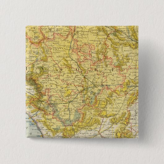 India 7 vierkante button 5,1 cm (Voorkant)