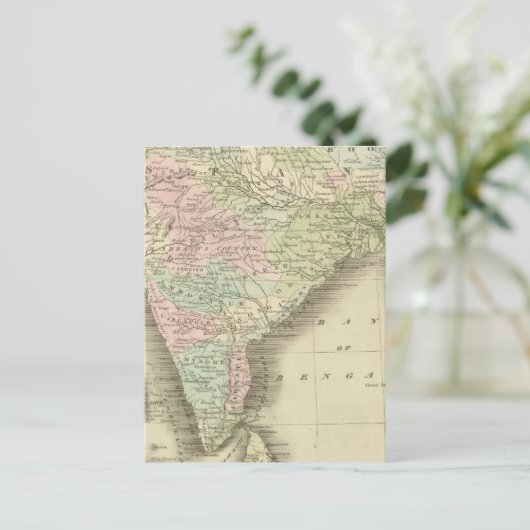 India 9 briefkaart (Staand voorkant)