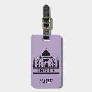 INDIA aangepast bagagelabel