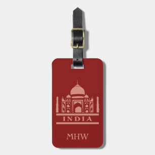 INDIA aangepast bagagelabel