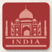 INDIA aangepaste kleur onderzetters (Voorkant)
