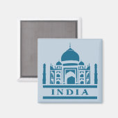 INDIA aangepaste kleurmagneet Magneet (Voorkant / Achterkant)