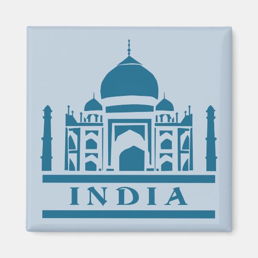 INDIA aangepaste kleurmagneet Magneet (Voorkant)