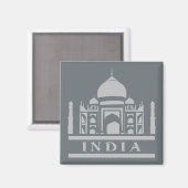 INDIA aangepaste kleurmagneet Magneet (Voorkant / Achterkant)