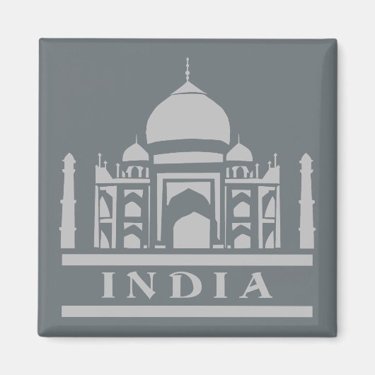 INDIA aangepaste kleurmagneet Magneet (Voorkant)