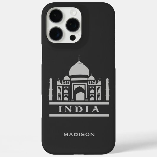 INDIA aangepaste naam & kleur Case-Mate iPhone Case (Achterkant)
