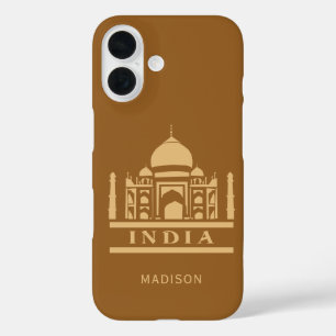 INDIA aangepaste naam & kleur iPhone 16 Hoesje
