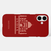 INDIA aangepaste naam & kleur Case-Mate iPhone Case (Achterkant (horizontaal))