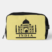 INDIA aangepaste naam & kleur Toilettasje (Achterkant)