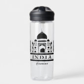 INDIA aangepaste naam Waterfles (Voorkant)