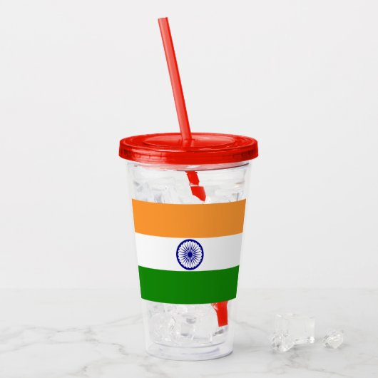 India Acryl Drinkbeker (Voorkant ijs)