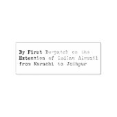India Airmail  Type Rubber Art Stamp Rubberstempel (Afrduk)