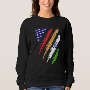 India Amerikaanse Vlag USA Patriot Erfgoed Maand Trui