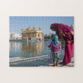 India Amritsar Golden Temple. Legpuzzel (Horizontaal)