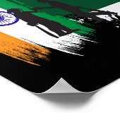 India And Pakistan Cricket Patriotic Gift For Fina Poster (Hoek)