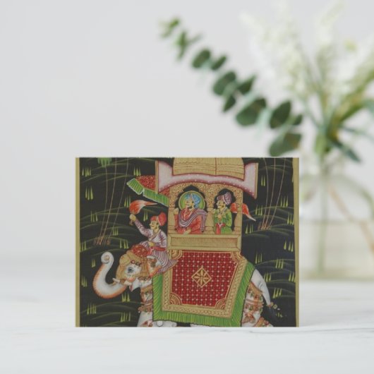 India Art Briefkaart (Staand voorkant)