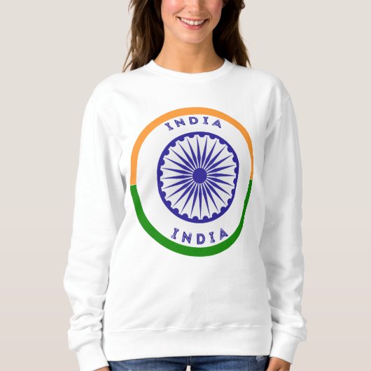 India Ashoka Chakra Cirkelvorm Trui (Voorkant)