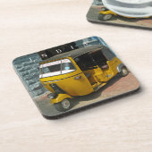 India auto riksja uitzicht onderzetters (Linkerzijde)