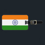 India Bagagelabel<br><div class="desc">Indiase vlag</div>
