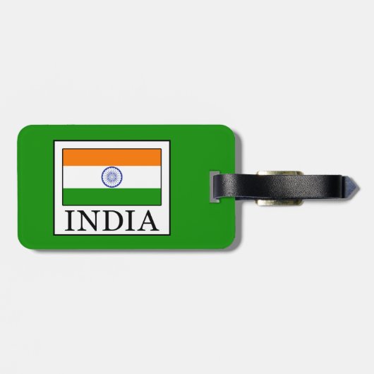 India Bagagelabel (Achterkant horizontaal)