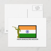 INDIA BANGALORE MISSIE LDS CTR BRIEFKAART (Voorkant / Achterkant)