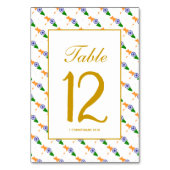 INDIA Banket Bruiloftsfeest Kaart (Achterkant)