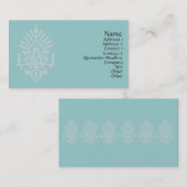 India Block Print Visitekaartje (Voorkant / Achterkant)